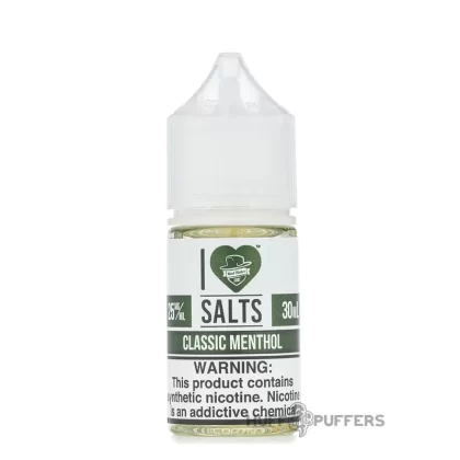 I Love Salts – Classic Menthol 30mL - Nicotine Strength#25mg>50mg