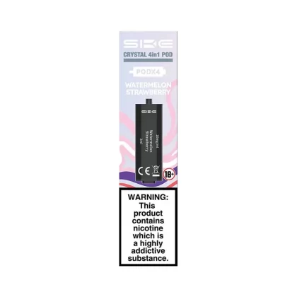 SKE Crystal 4in1 Watermelon Strawberry Pods (4 Pack) - Nicotine Strength#20mg