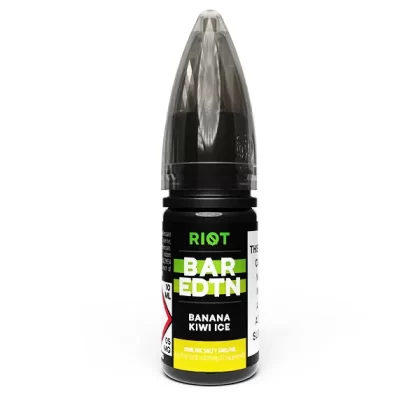 Banana Kiwi Ice BAR EDTN Riot Squad Nic Salt E-Liquid - 5mg