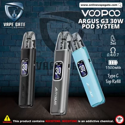 Argus G3 30W Pod System Kit 1500mAh - Midnight Black