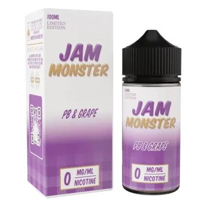 Jam Monster - PB & Grape - 100ML E-Liquid - 6MG