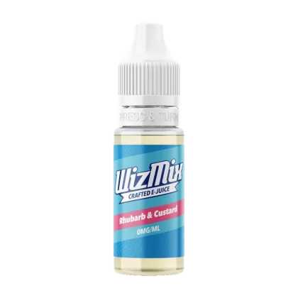 WizMix Rhubarb & Custard - 10ml - 6mg - Vape Product (6F8D47)