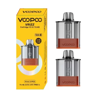 VOOPOO Vrizz Cartridge V2 for Vrizz 2 Kit, Vrizz Kit 15ml(2pcs/pack)
