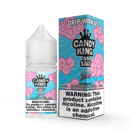 CANDY KING on SALT - Cotton Candy - 30ML E-Liquid - 50MG