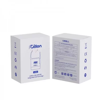 Uwell Dillon EM Pod Cartridge 4pcs/pack - 0.6ohm