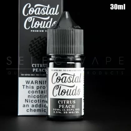 Coastal Clouds – Citrus Peach Nic Salt 30ml