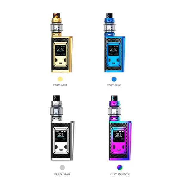SMOK Majesty 225W Luxe Edition Kit Carbon Fiber Edition With TFV12 Prince Tank -8ML - Prism Gold