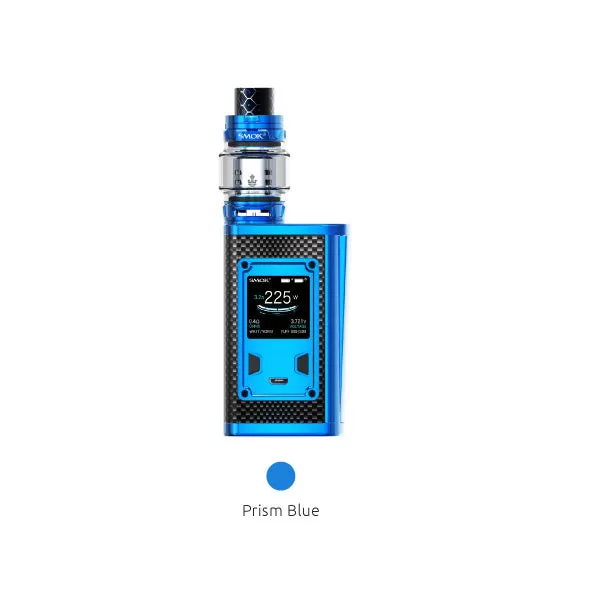 SMOK Majesty 225W Luxe Edition Kit Carbon Fiber Edition With TFV12 Prince Tank -8ML - Prism Gold - Image 2
