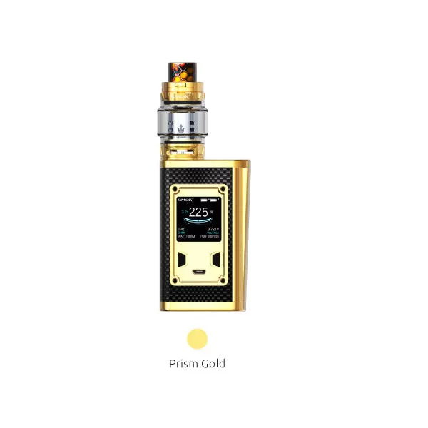 SMOK Majesty 225W Luxe Edition Kit Carbon Fiber Edition With TFV12 Prince Tank -8ML - Prism Gold - Image 3