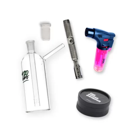 Healthy Stoned Set – Portable Vaporizer - no need to charge / DynaVap / no battery / not applicable / dry herbs / on-demand / manual / normal (under 60 s) / no adjustment / no adjustment / no battery