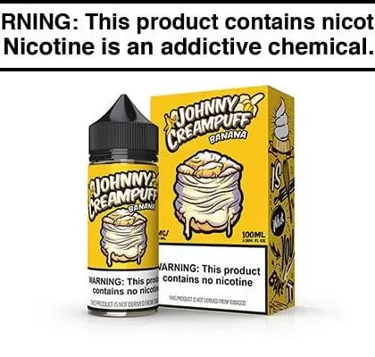 BANANA BY JOHNNY CREAMPUFF 100ML - Vapejuice