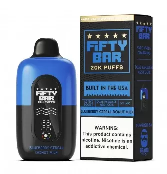 Beard Fifty Bar [20k PUFFS] – Blueberry Cereal Donut Milk
