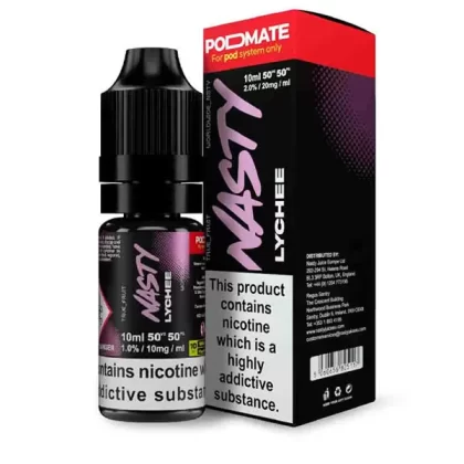 Nasty Pod Mate Salt Lychee Nic Salt E-Liquid - 20mg