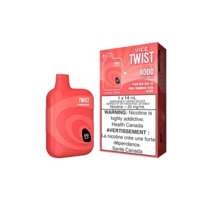 VICE TWIST 8000 – PEACH BLUE RAZZ ICE