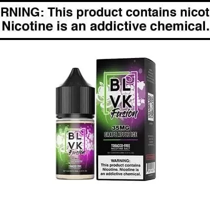 GRAPE APPLE ICE BY BLVK FUSION SALTS 30ML - Vapejuice