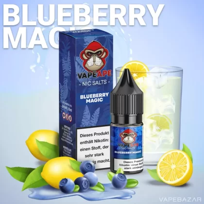 VapeApe – Blueberry Magic – Nic Salts - 10mg/ml, 20mg/ml