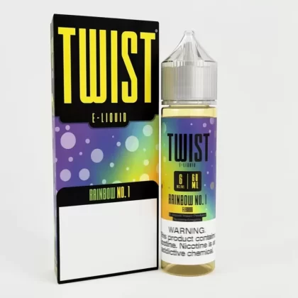 Rainbow No. 1 – Twist E-Liquids – 120mL Made in USA E-Juice - 120mL (60mL 2-Pack); Vape Product, Vape Product