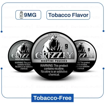 Buy Grizzly Original 9mg Nic Pouch | Electronicpuffs - Vape Store