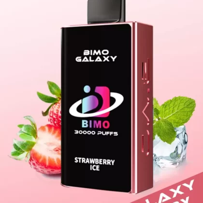 BIMO Galaxy 30000 Puffs – Strawberry Ice - Vape Store