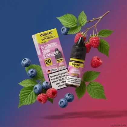 Dojoliq – Blueberry Sour Raspberry 10ml - 20mg/ml, 10mg/ml; Vaporesso; Himbeere, Blaubeere
