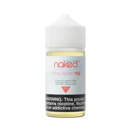 Naked 100 Menthol - Strawberry POM - 60ML E-Liquid - 12MG