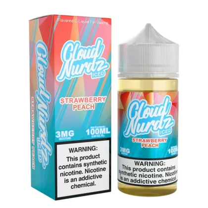 Strawberry Peach Ice | Cloud Nurdz | 100mL