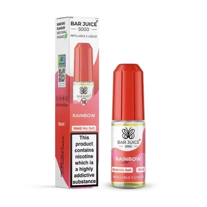 Bar Juice 5000 Rainbow Nic Salt - Nicotine Strength#5mg>10mg>20mg