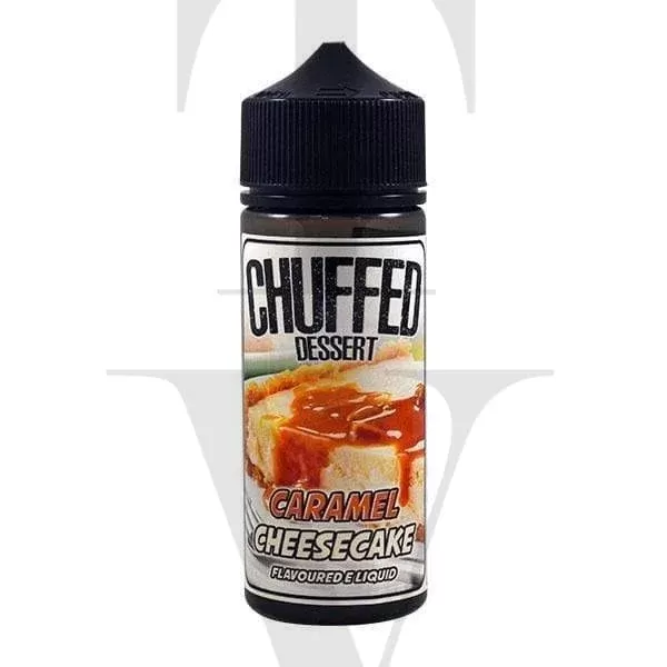 CHUFFED CARAMEL CHEESCAKE 100ML DESSERT RANGE SHORTFILL E-LIQUID