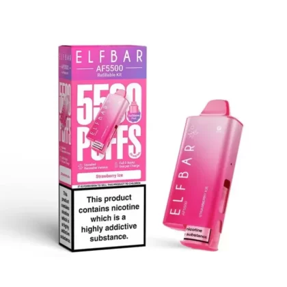 Elf Bar AF5500 Prefilled Kit Strawberry Ice - Strength#20mg