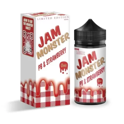 PB & Jam Monster Strawberry eJuice - Vape Product; Vape Product, Vape Product; Monster Vape Labs