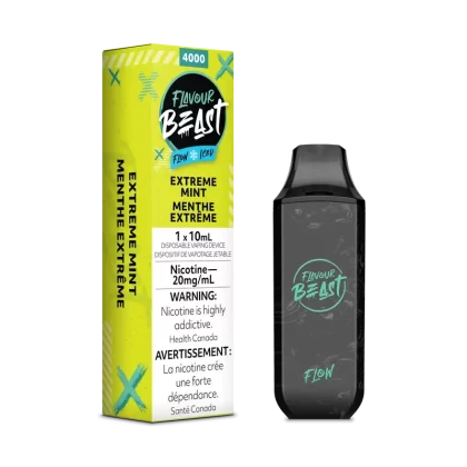 Flavour Beast Flow Rechargeable Disposable 4000 Puffs – Extreme Mint Iced