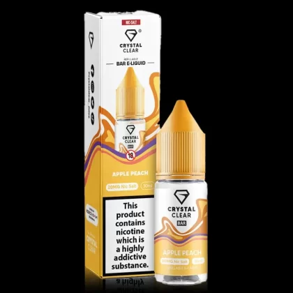 Apple Peach By Crystal Clear Salt 10ml 10mg (out of date)