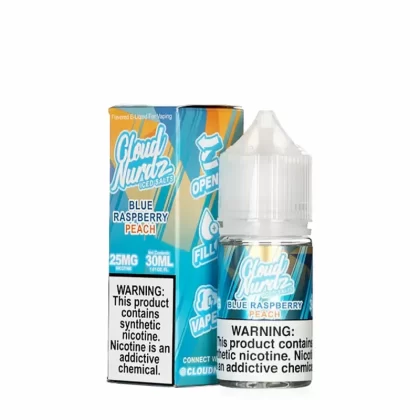 Cloud Nurdz Nic Salt – Peach Blue Razz Iced 30mL
