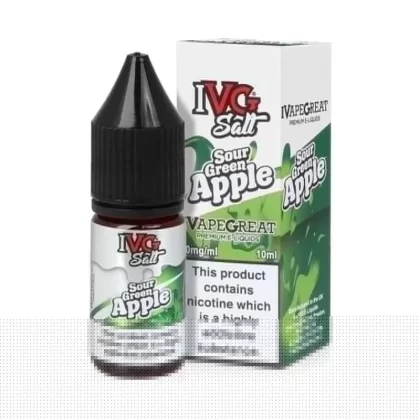 Sour Green Apple IVG 10ml Nic Salts E Liquid