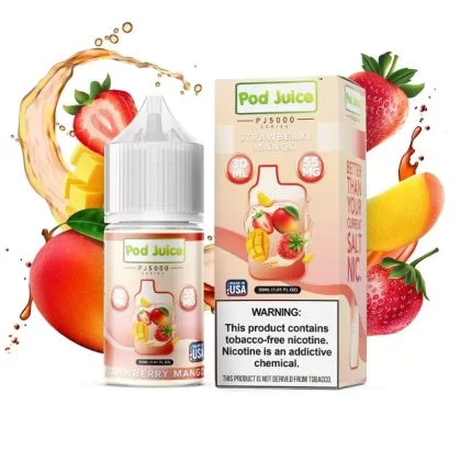 Pod Juice PJ5000 Salts | Strawberry Mango