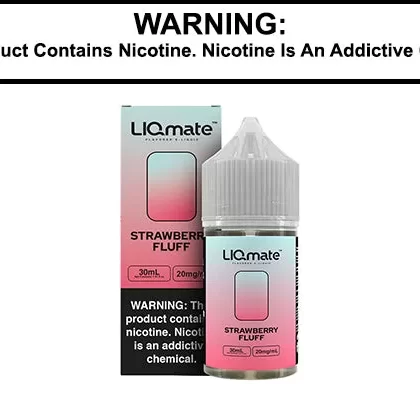 STRAWBERRY FLUFF BY 7 DAZE LIQMATE SALTS 30ML - Vapejuice