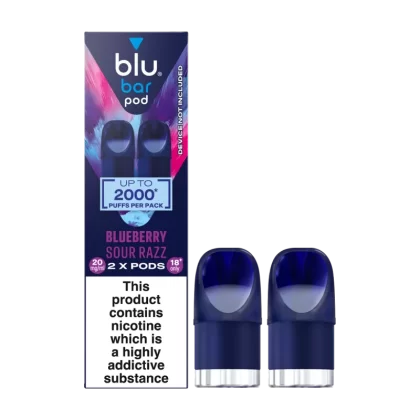 Blueberry Sour Razz Blu Bar Pods - Ecigwizard