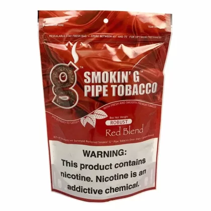 Smokin’ G Robust Red Pipe Tobacco - Product#Robust Red~Packaging#8oz Bag