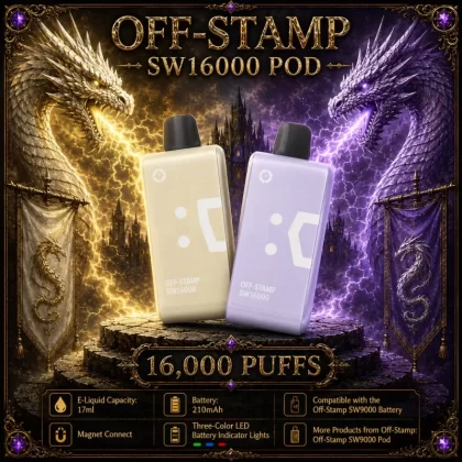 Off-Stamp SW16000 Pod - Vanilla Custard (BLK Series)