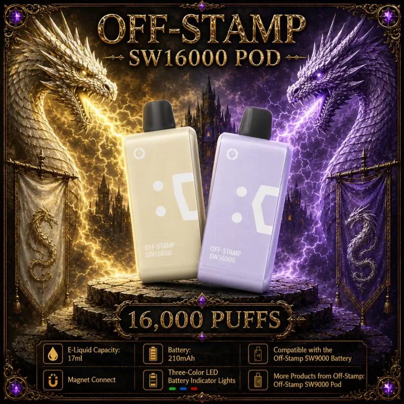 Off-Stamp SW16000 Pod - Vanilla Custard (BLK Series)