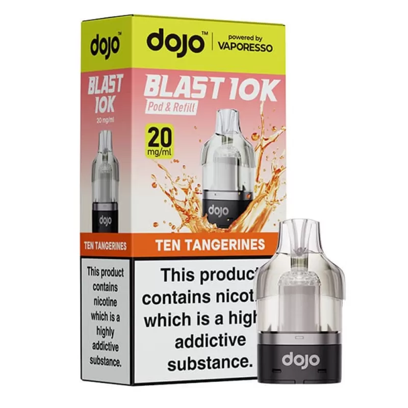 Dojo Blast 10K Ten Tangerines Prefilled Pods