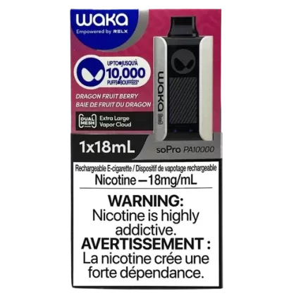 Waka By RELX 10000 Puff Disposable – Dragon Fruit Berry