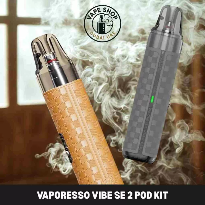 Vaporesso Vibe SE 2 Pod Kit 28w 1400mAh in the UAE - Gleaming Gold, Gleaming Grey
