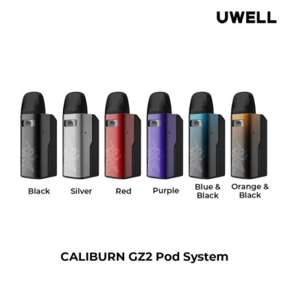 Uwell Caliburn GZ2 Pod Kit - Blue & Black - Skullvaping