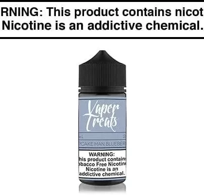 THE CUPCAKE MAN BLUEBERRY BY VAPER TREATS 100ML - Vape Product, Vape Product (FE5E00)