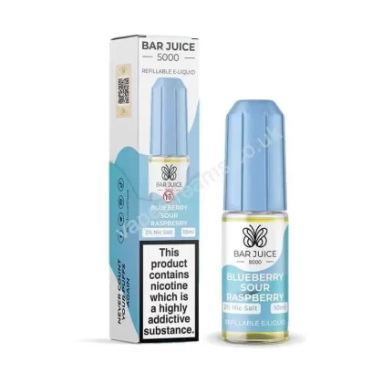 Bar Juice 5000 Blueberry Sour Raspberry Nic Salt E-Liquid - Vapestreams Co