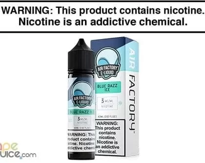 BLUE RAZZ ICE BY AIR FACTORY 60ML - Vapejuice