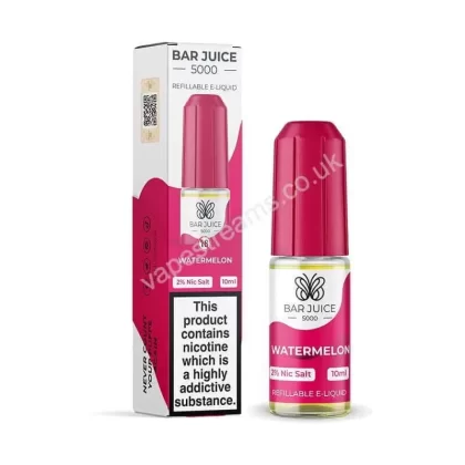 Bar Juice 5000 Watermelon Nic Salt E-Liquid - Vapestreams Co