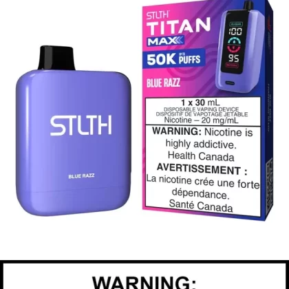 Blue Razz STLTH Titan Max Disposable Vape