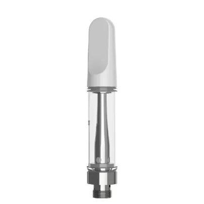 CCELL | TH2-EVO Glass Vape Cartridge with White Ceramic Mouthpiece | 1mL – Snap Fit – 100 Count